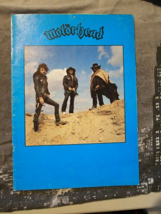 Motorhead: Ace Up Your Sleeve (oct/nov 80) Small Tour Programme