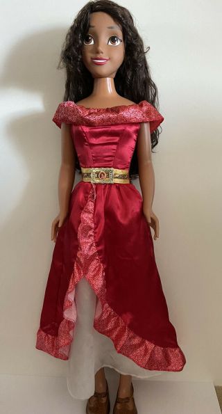 Disney Princess Elena Of Avalor My Size Doll - 38” Tall - Dress And Shoes 2