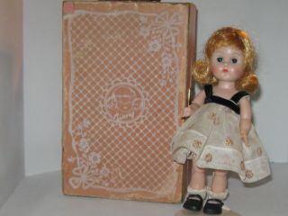 Vintage 1950s Vogue Ginny Pink Trousseau Trunk W/ Bkw Ginny Doll & Accessories