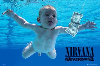 Nirvana Nevermind Poster - 24 X 36 Shrink Wrapped - Classic