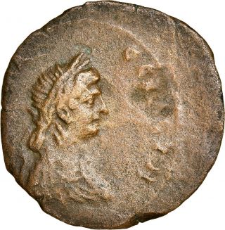 Agrippina Ii - Ngc Xf 3/5 3/5 - Egypt - 50 - 59 Ad - Ae Diobol Dated Ry 12 - 017