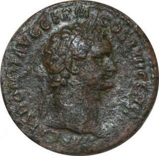 T6698 Domitian 81 - 96 As Rome Ad Virtvs Avgvsti - Faire Offre