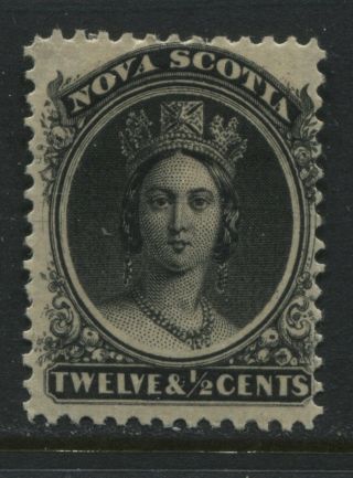 Nova Scotia Qv 1860 12 1/ 2 Cents O.  G.