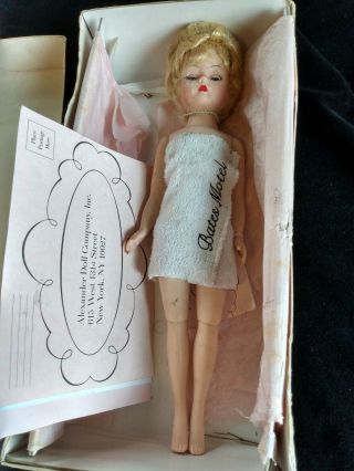Rare Madame Alexander 10 " Retired " Psycho " Doll Box & Papers /horror Cult Spooky