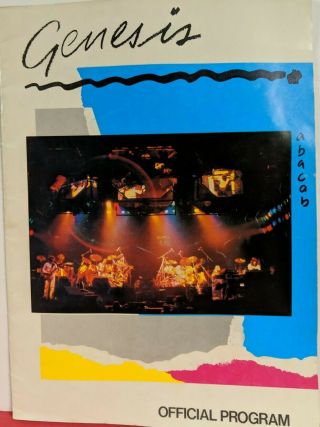 Genesis Phil Collins " Abacab Tour 1981 " Official Concert Program