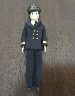 Vintage 1970s Topper Toys Dawn Doll - Gary In Up Up And Away Pilot Uniform