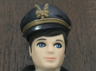 Vintage 1970s Topper Toys Dawn Doll - GARY In Up Up And Away Pilot Uniform 2