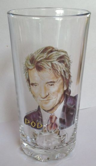 Rod Stewart Hi - Ball Soda Glass