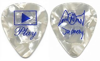 Aerosmith Joe Perry Authentic 2001 Just Push Play Tour Signature Guitar Pick