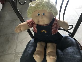 Cabbage Patch Doll Marked On Neck Signed