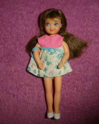 Vintage Barbie European Brunette Tutti Doll