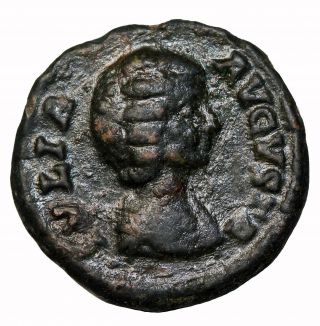 Julia Domna 193 - 217 Ad Ae Contemporary Imitative Limes Denarius Of Rome Rsc.  156