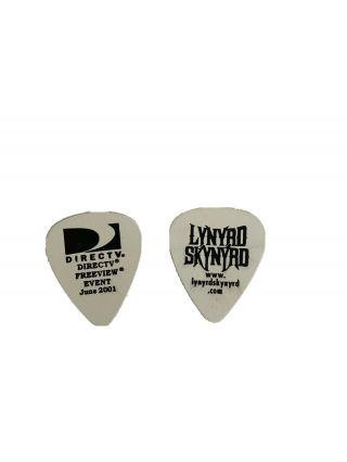 Lynyrd Skynyrd Gary Rossington Guitar Pick On June 9th 2001 2 Picks.
