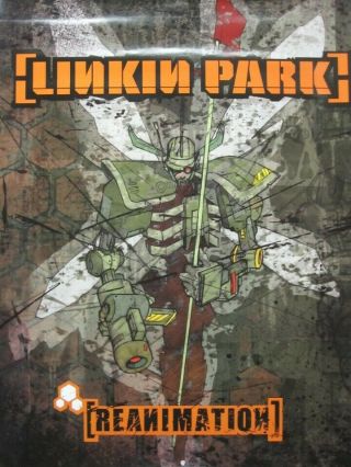Linkin Park 2002 Reanimation Promotional Poster Flawless Old Stock