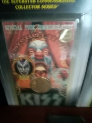 Kiss Memorabilia Gene Simmons Psycho Circus Coin