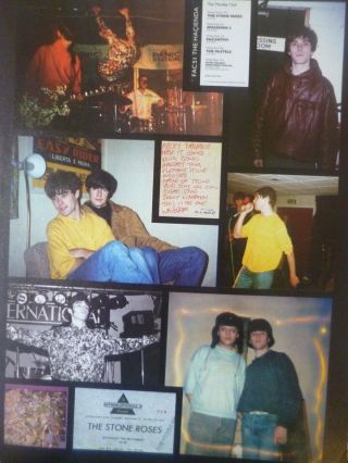 The Stone Roses - Early Days Collage - - Laminated A4 Poster