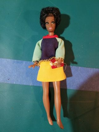 Vintage 1970 Topper Corp.  Dawn Doll African American Doll