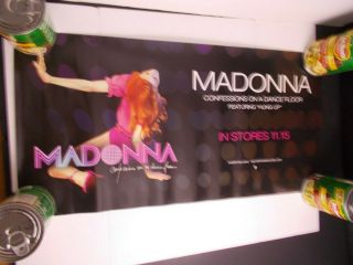 Dfgh 2005 Madonna Confessions On A Dance Floor Poster Promo Record Store