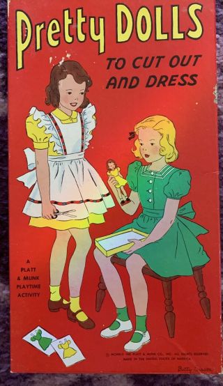 Antique Pretty Dolls Paper Dolls To Cut And Paste 50s