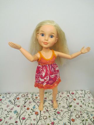 18 " All Vinyl,  Jointed,  Posable Best Friends Club Doll By Mga,  2009