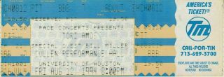 Tori Amos 1994 " Under The Pink " Tour Concert Ticket