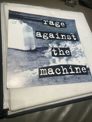 RAGE AGAINST THE MACHINE 1992 2 SIDED PROMO POSTER 1x1 FLAT Record 2