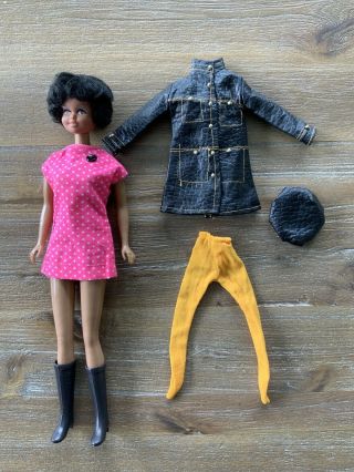 Vintage 1970s Mego Maddie Mod Fashion Vhtf African American Princess Grace Doll