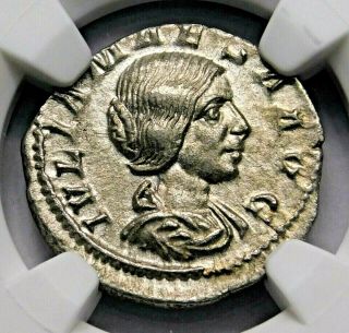 Ngc Xf.  Julia Maesa.  Stunning Denarius.  Sister Of Julia Domna.  Roman Silver Coin
