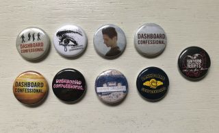 Dashboard Confessional Collectors Pins