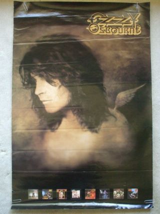Ozzy Osbourne No More Tears 1991 Promo Poster Epic Records Black Sabbath