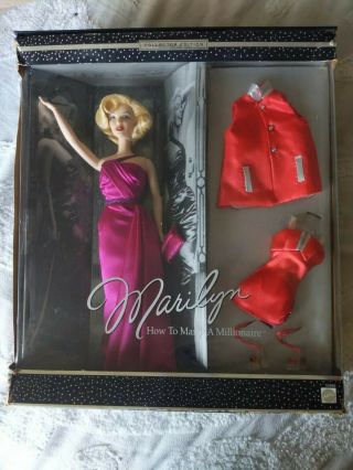 2001 Barbie Doll Marilyn Monroe " How To Marry A Millionaire " Collectors Edition