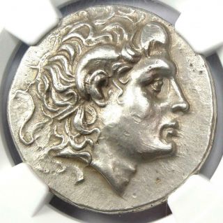 Thrace Alexander The Great Lysimachus Ar Tetradrachm Coin 305 Bc - Ngc Au