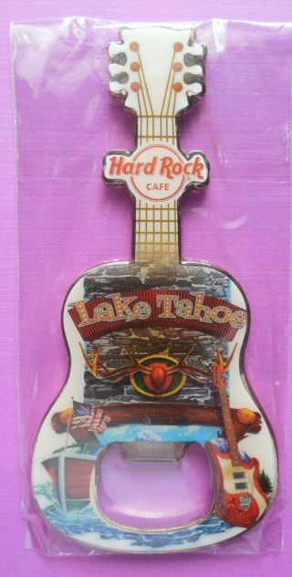 Hard Rock Cafe (closed) Lake Tahoe Bottle Opener Magnet V - 15 Within Usa