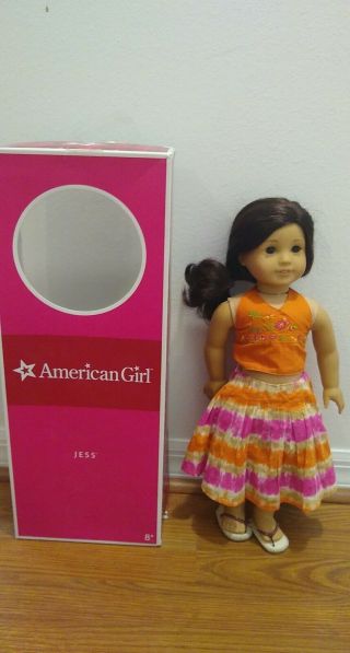 Jess American Girl Doll 2006 Doll Of The Year Retired With Book& Outfit