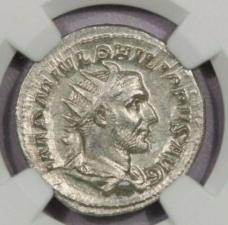 244 - 249 Ad Ar Double - Denarius Roman Empire Ngc Ch Xf Philip I B2