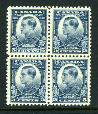 Canada Scott 193 - Nh - Blk Of 4 - 5¢ Prince Of Wales (. 018)