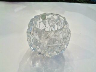 Tiffany & Co.  Made In Germany Crystal 3 " Candle Holder