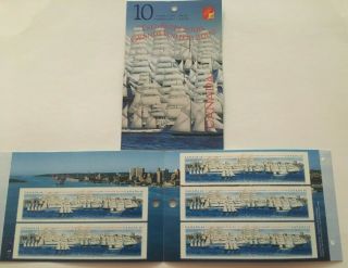 Canada Tall Ships 2000 Booklet Of 10 Stamps Grands Voiliers 2000