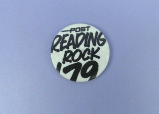 Reading Rock 1979,  The Evening Post Vintage Button Pin Badge