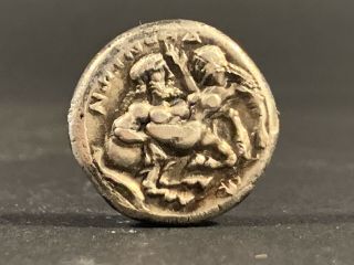 Rare Thraco - Macedonian Tribes The Dionion Greek Ar Stater Ca 490bc Centaur Nymph