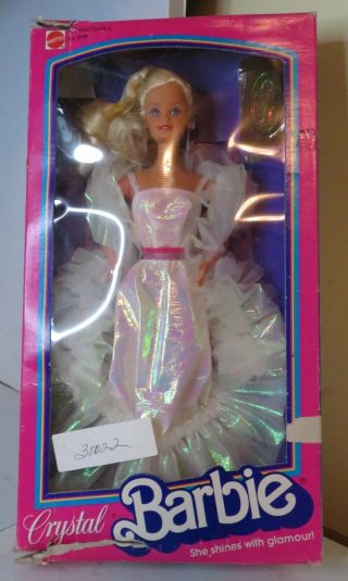 Vintage 1983 Mattel Crystal Barbie Doll Open Box Old Stock Mattel 2