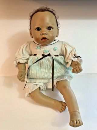 The Ashton - Drake Galleries Adg Linda Murray Soft Vinyl Baby Girl Doll 21 "
