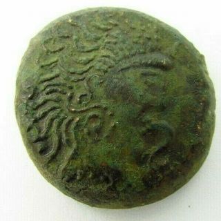 Ancient Celtic Bronze Stater Circa 100 Bc (768)