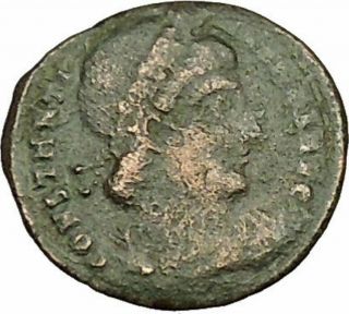 Constantine I The Great 330ad Ancient Roman Coin Legions Glory Of Army I40417