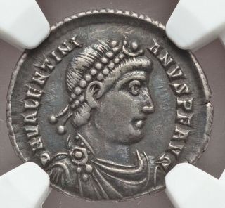 364 - 375 Ad Western Roman Empire Valentinian I Ar Siliqua Ngc Vf 5/5 3/5