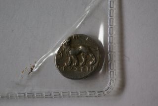Ionia,  Miletos 340 - 325 BC,  Hemidrachm,  Head of Apollo and lion 3