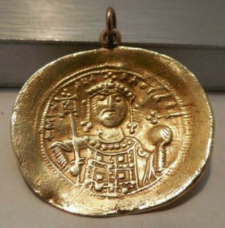 Byzantine Empire - Michael Vii Ducas 1071 - 1078 Ad - Gold Histamenon Nomisma