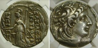 Seleucid Kingdom Antiochus Vii Ar Tetradrachm 138 - 129 Bc Ngc Vf Cappadocia