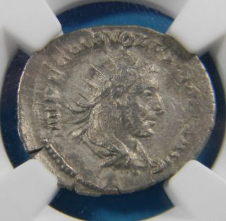 Roman Empire Coin Volusian (ad 251 - 253),  Ar Antoninianus,  Virtus Reverse Ngc Vf