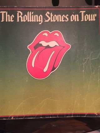 The Rolling Stones On Tour Book 1st Edition Mick Jagger Keith Richards